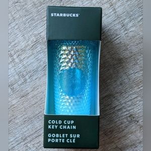 2022 Starbucks Glacier Studded Tumbler Bag Charm Keychain - NIB